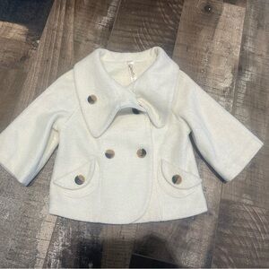 Anthropologie Priorities women’s size 0 cropped wool coat